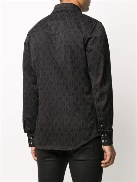 camisa dolce gabbana negra